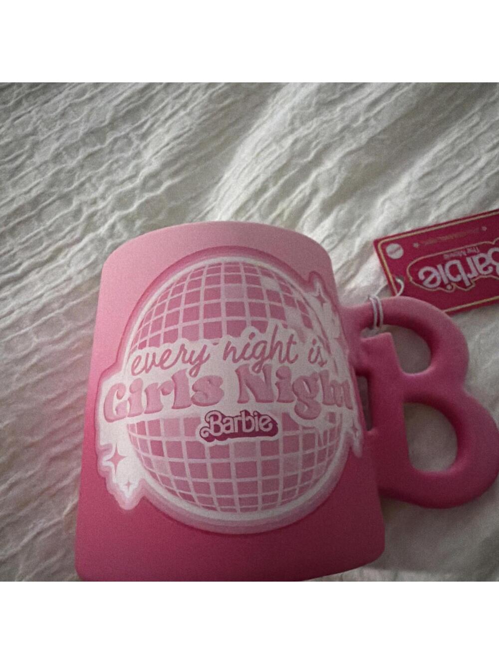 {Barbie} Pink Classic Coffee Mug . Every Night Is Girls Night